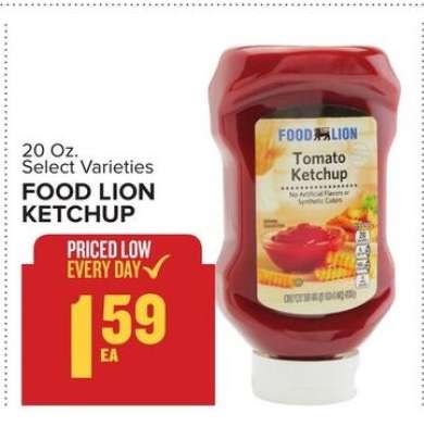 FOOD LION KETCHUP