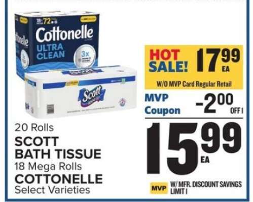 Scott Bath Tissue / Cottonelle