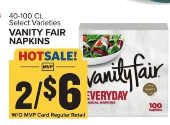 Vanity Fair Napkins