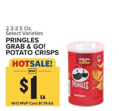 PRINGLES GRAB & GO! POTATO CRISPS