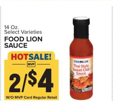 Food Lion Sauce