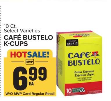 CAFÉ BUSTELO K-CUPS