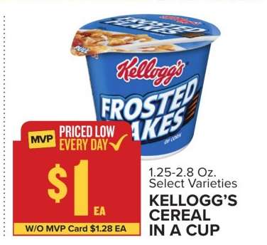 Kellogg's Cereal in a Cup