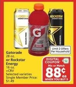 Gatorade or Rockstar Energy