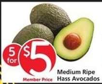 Medium Ripe Hass Avocados
