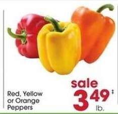 Red, Yellow Or Orange Peppers