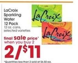 LaCroix Sparkling Water*