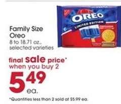 Family Size Oreo