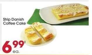 Strip Danish Coffee Cake