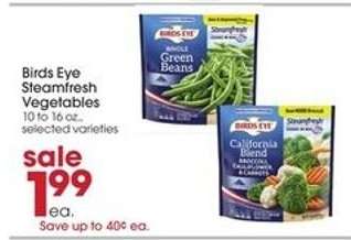 Birds Eye Steamfresh Vegetables