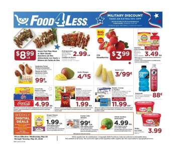 Food 4 Less Flyer - 05/20/2026 - 05/26/2026.