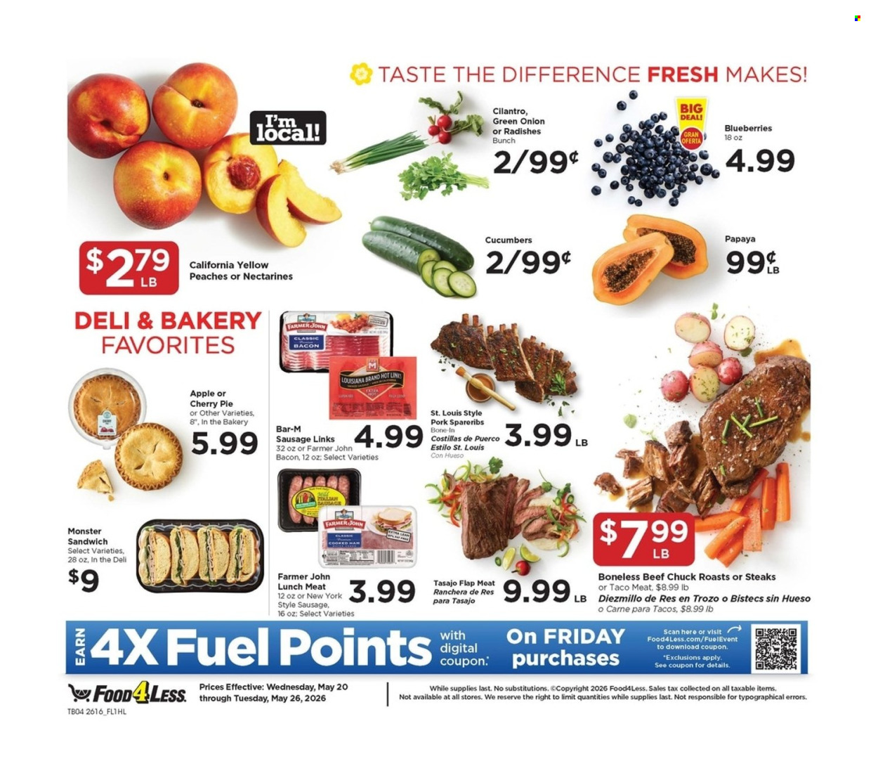 Food 4 Less ad - 05/20/2026 - 05/26/2026. Page 4