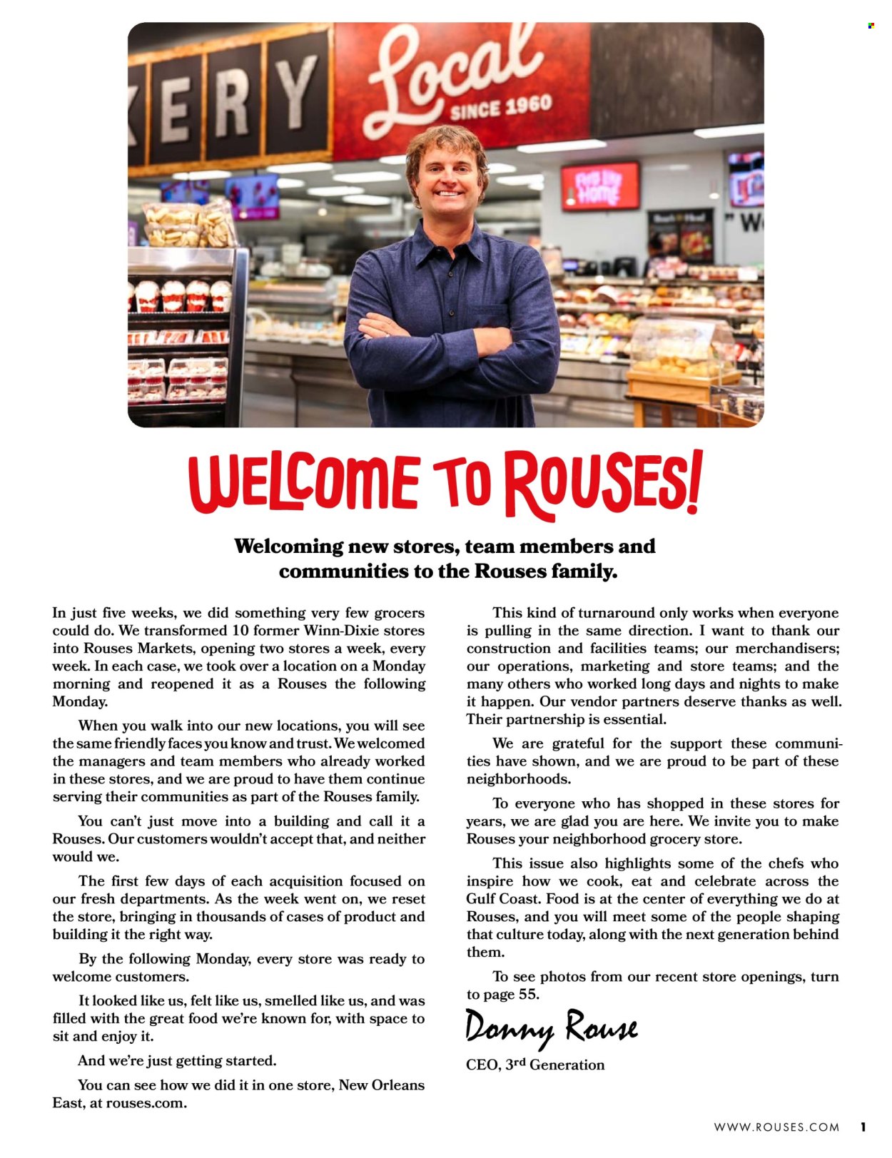 Rouses Markets ad. Page 3