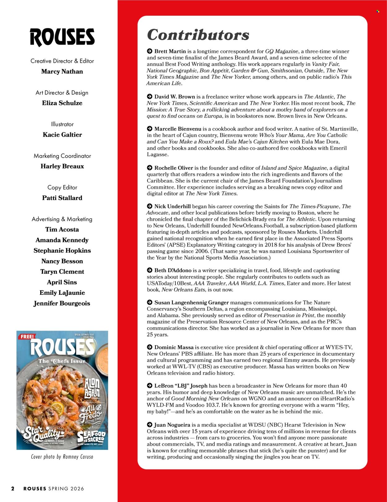 Rouses Markets ad. Page 4