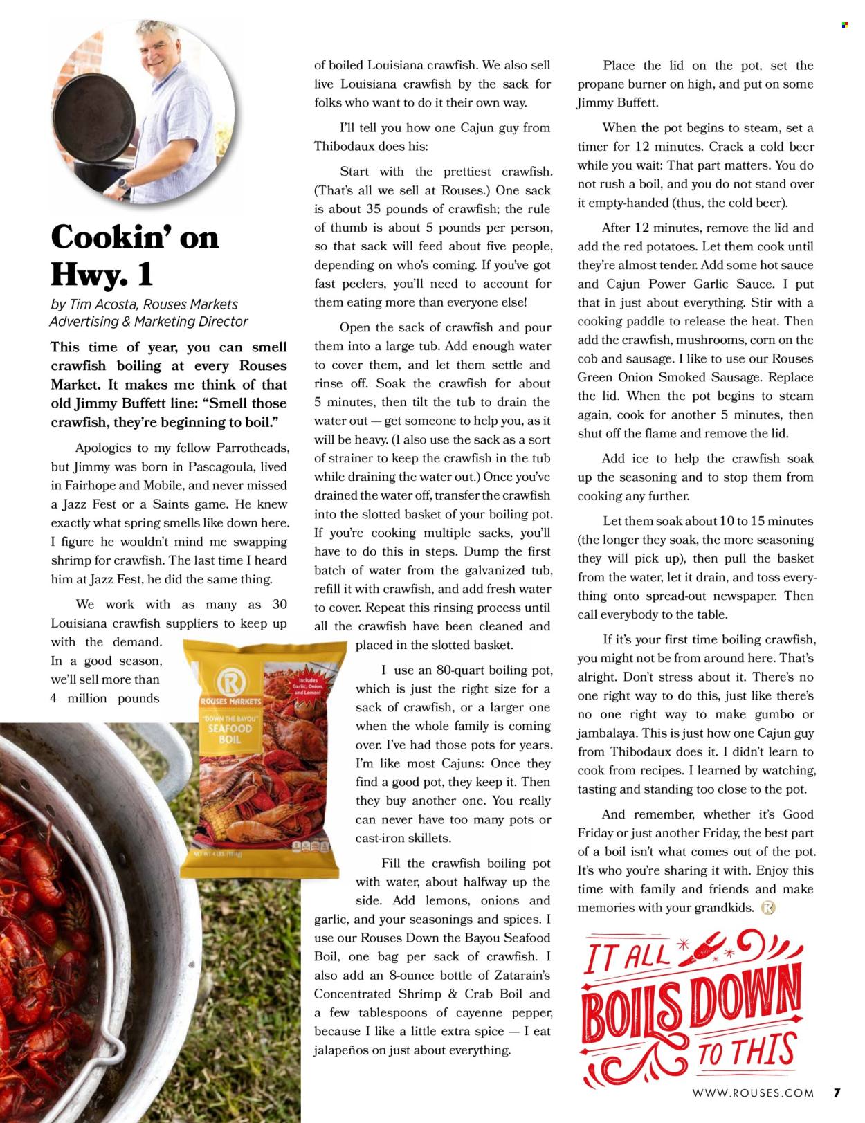 Rouses Markets ad. Page 9