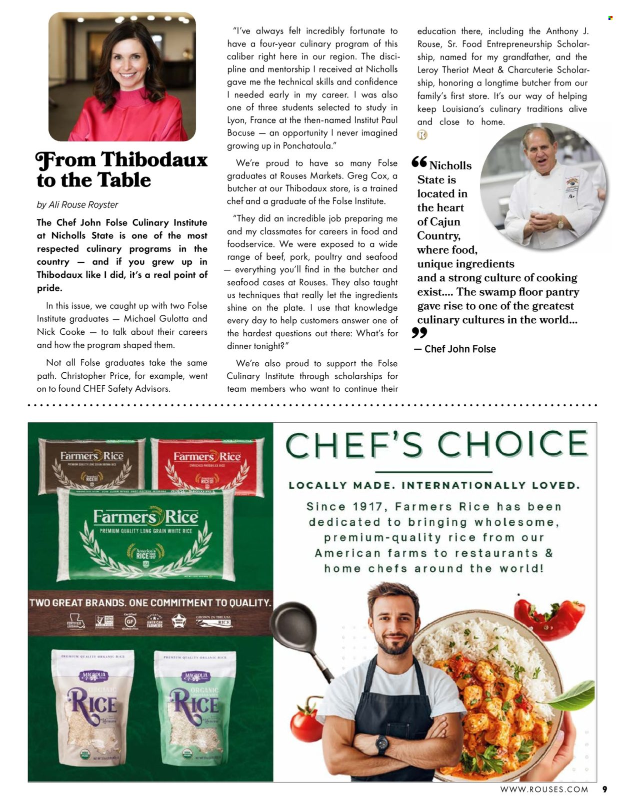 Rouses Markets ad. Page 11