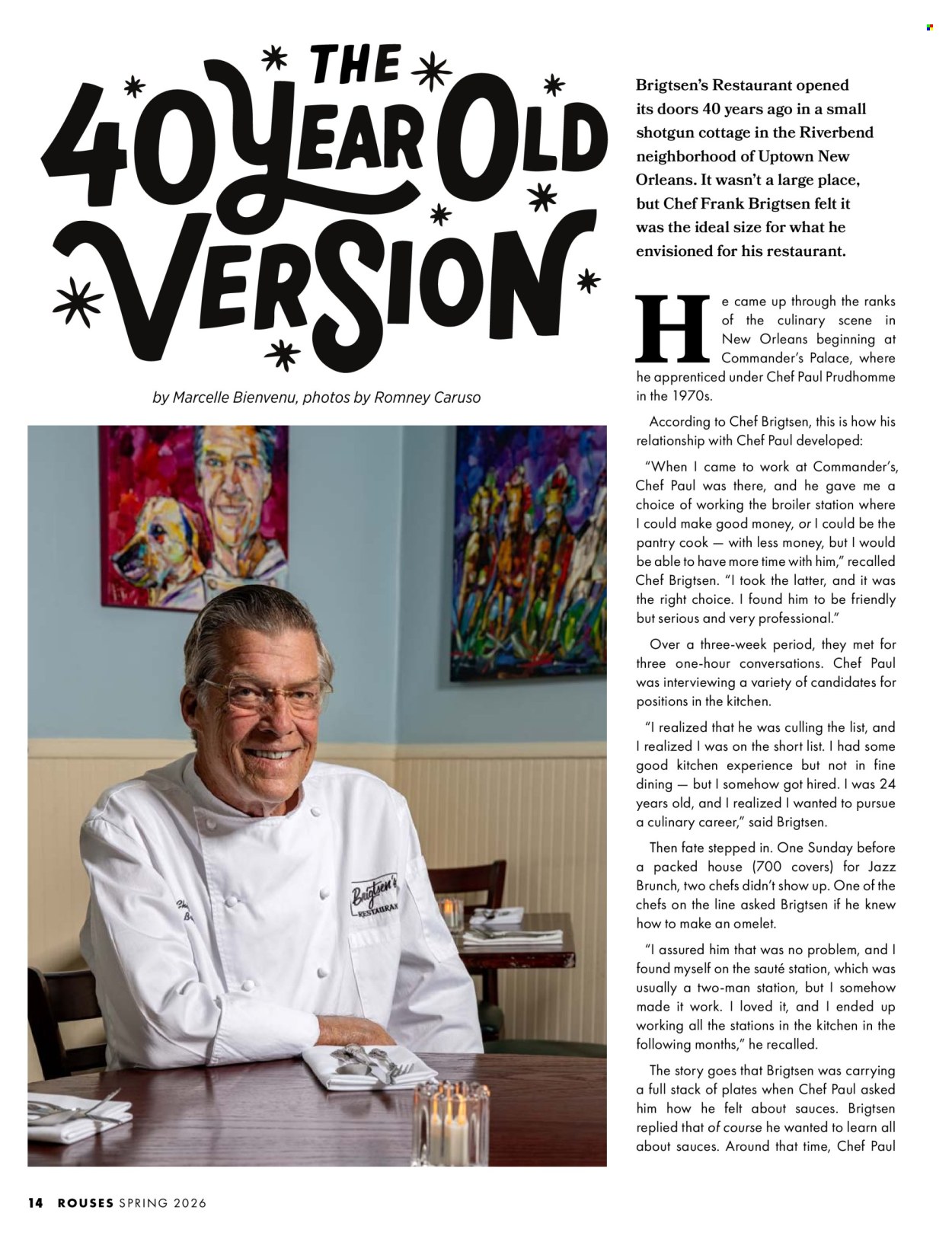 Rouses Markets ad. Page 16