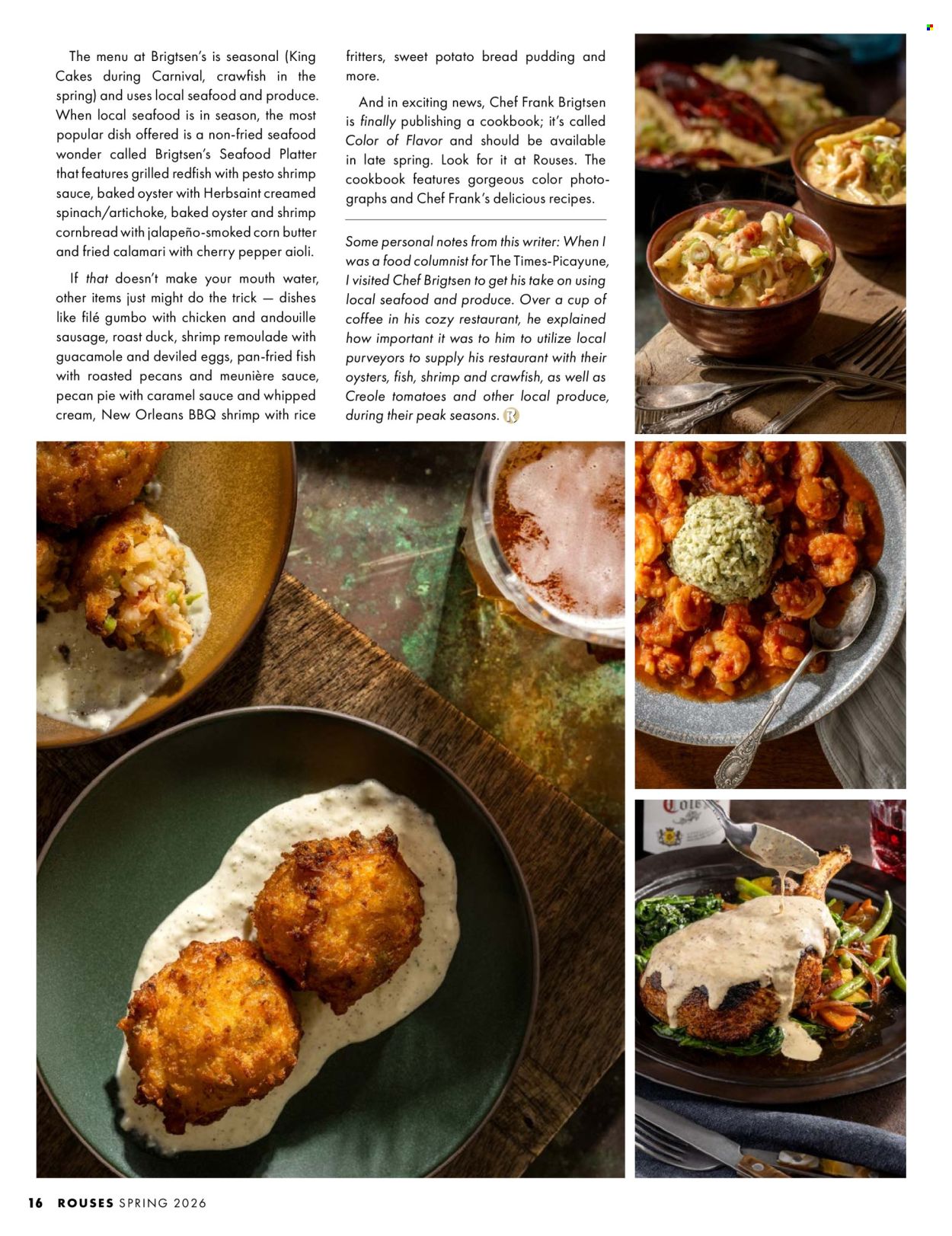 Rouses Markets ad. Page 18