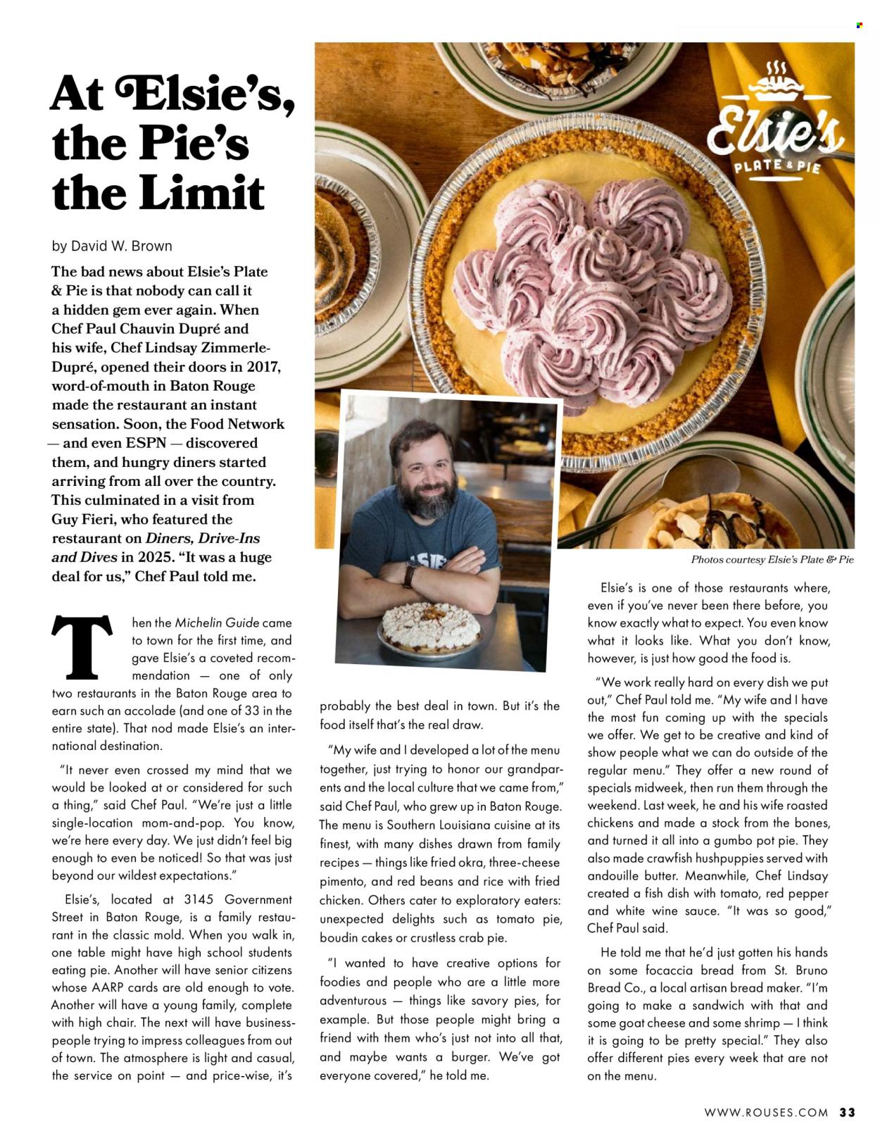 Rouses Markets ad. Page 35