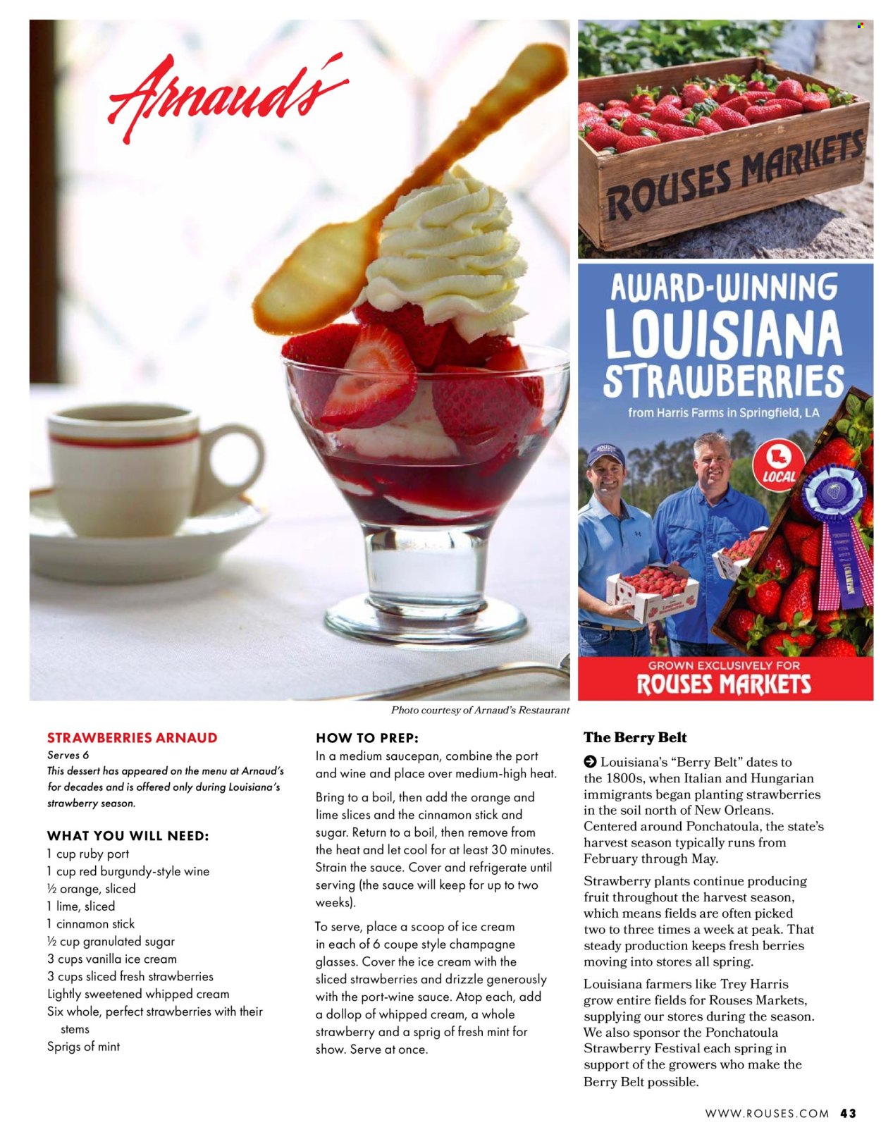 Rouses Markets ad. Page 45
