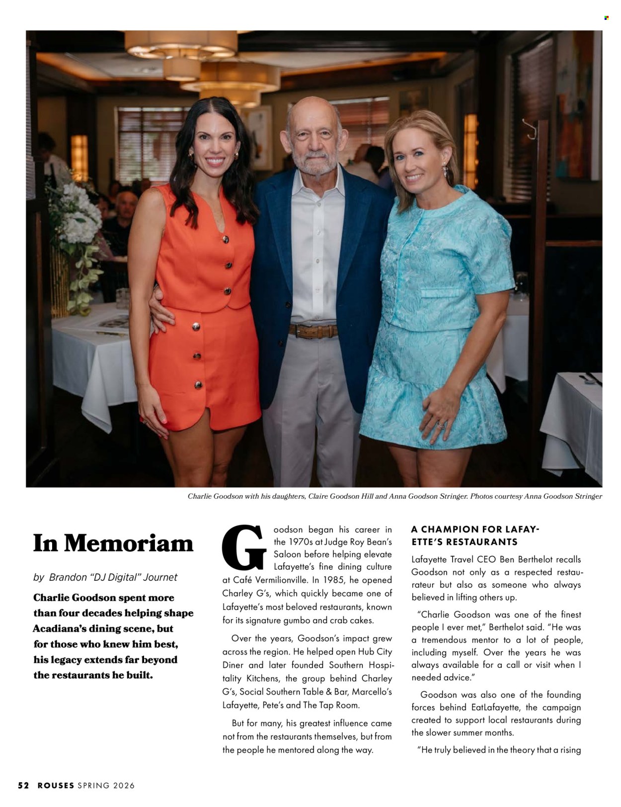 Rouses Markets ad. Page 54
