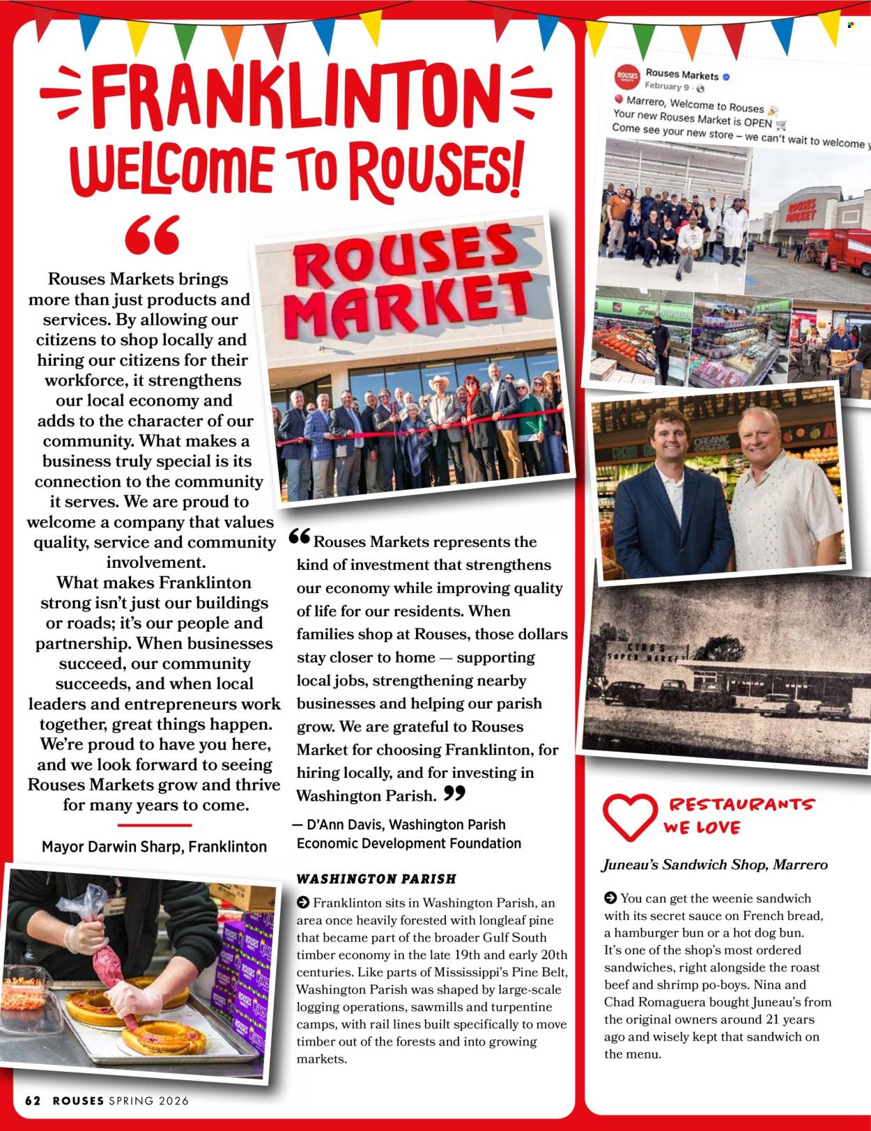 Rouses Markets ad. Page 64