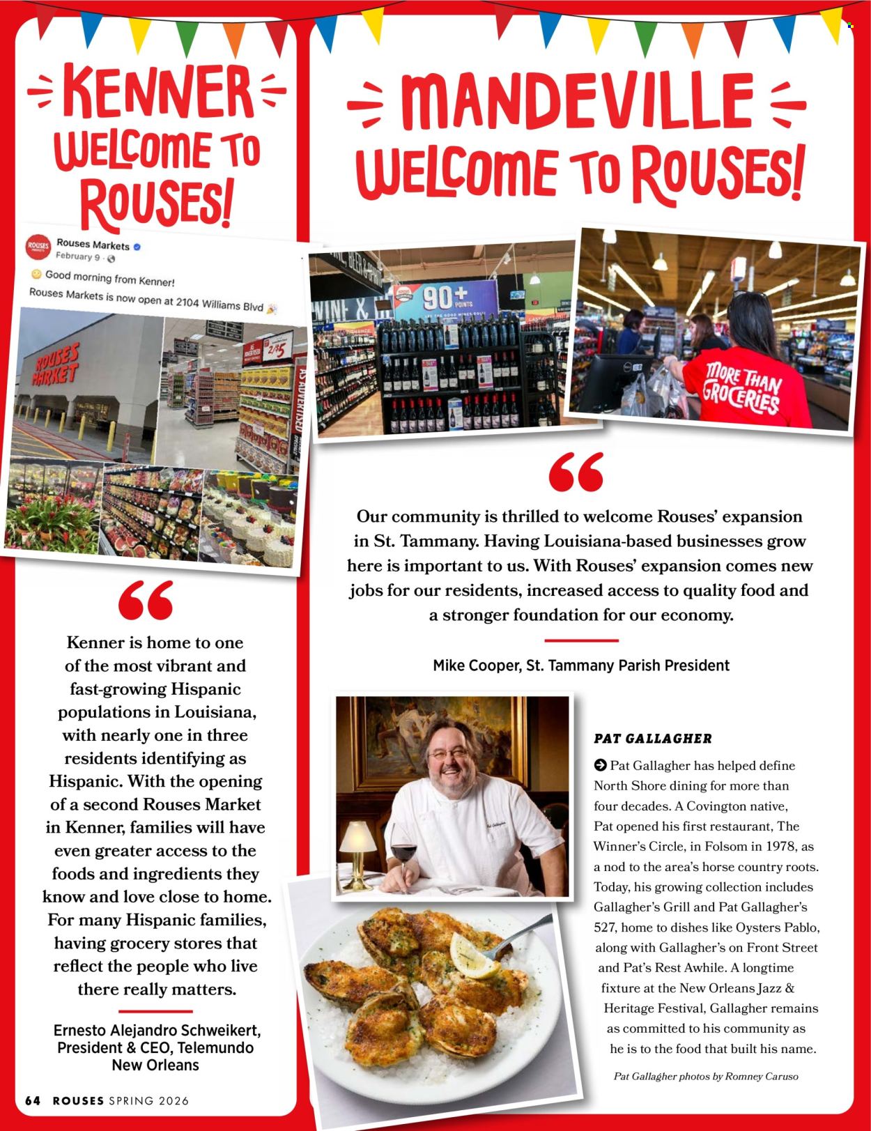 Rouses Markets ad. Page 66