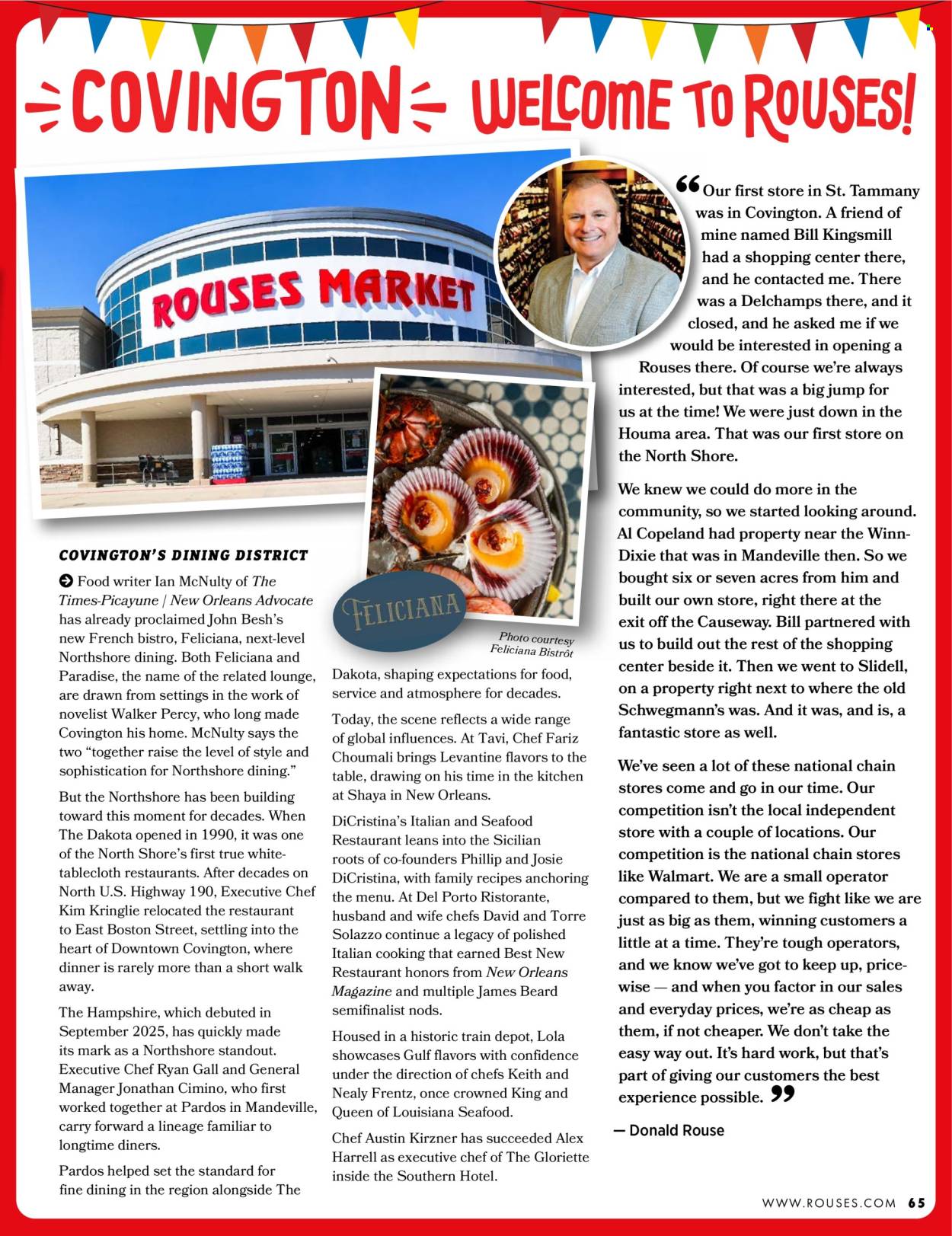 Rouses Markets ad. Page 67