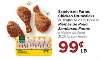 Sanderson Farms Chicken Drumsticks or Thighs