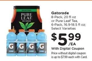 Gatorade or Pure Leaf Tea