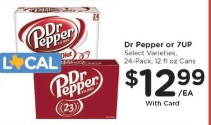 Dr Pepper or 7UP