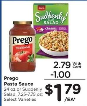 Prego Pasta Sauce