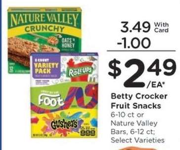 Betty Crocker Fruit Snacks