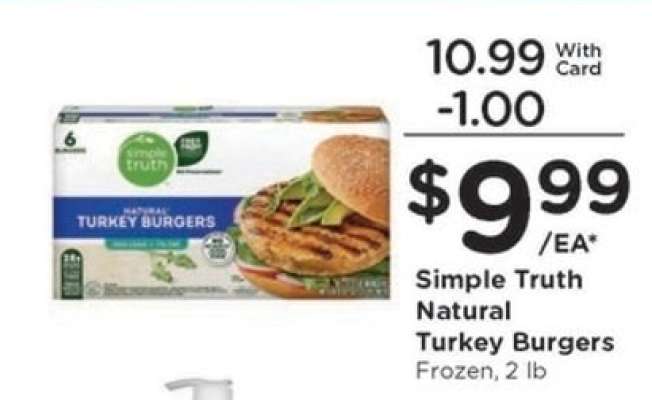 Simple Truth Natural Turkey Burgers