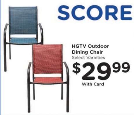 HGTV Outdoor Dining Chair