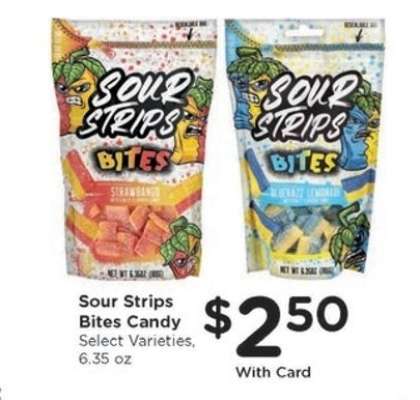 Sour Strips Bites Candy