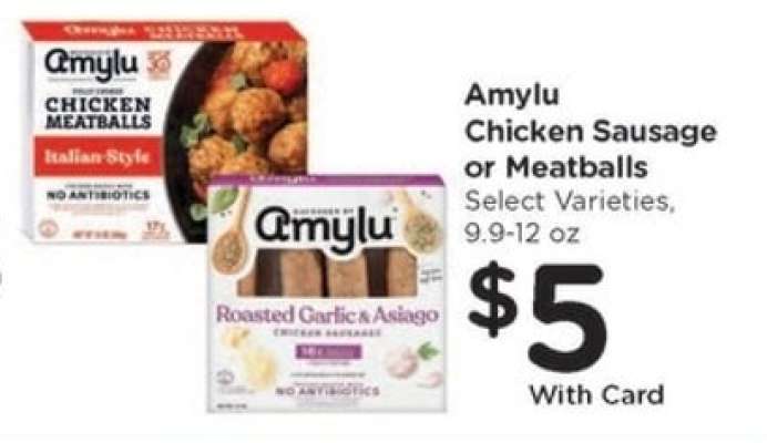 Amylu Chicken Sausage or Meatballs
