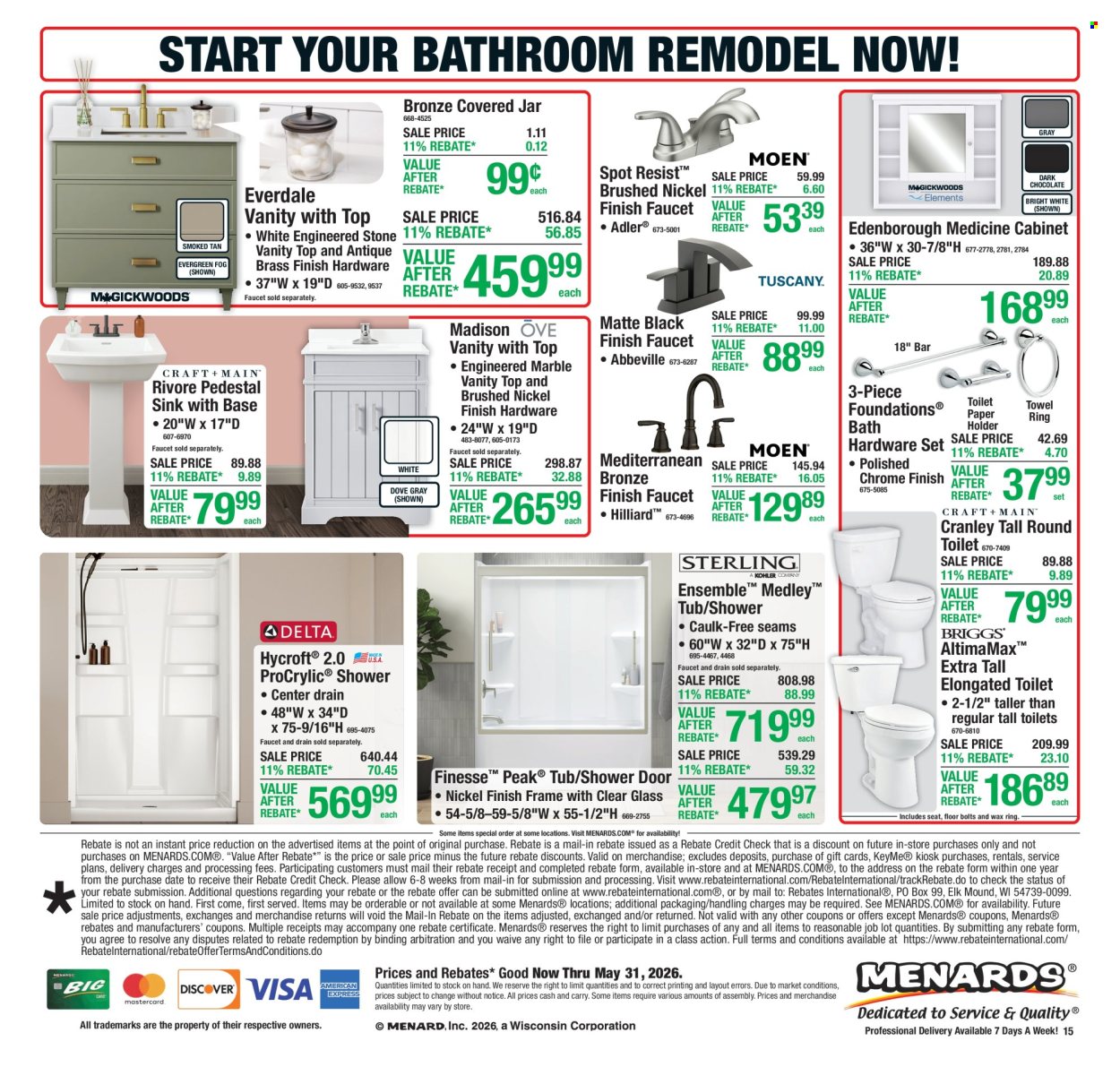 Menards ad - 05/21/2026 - 05/31/2026. Page 20