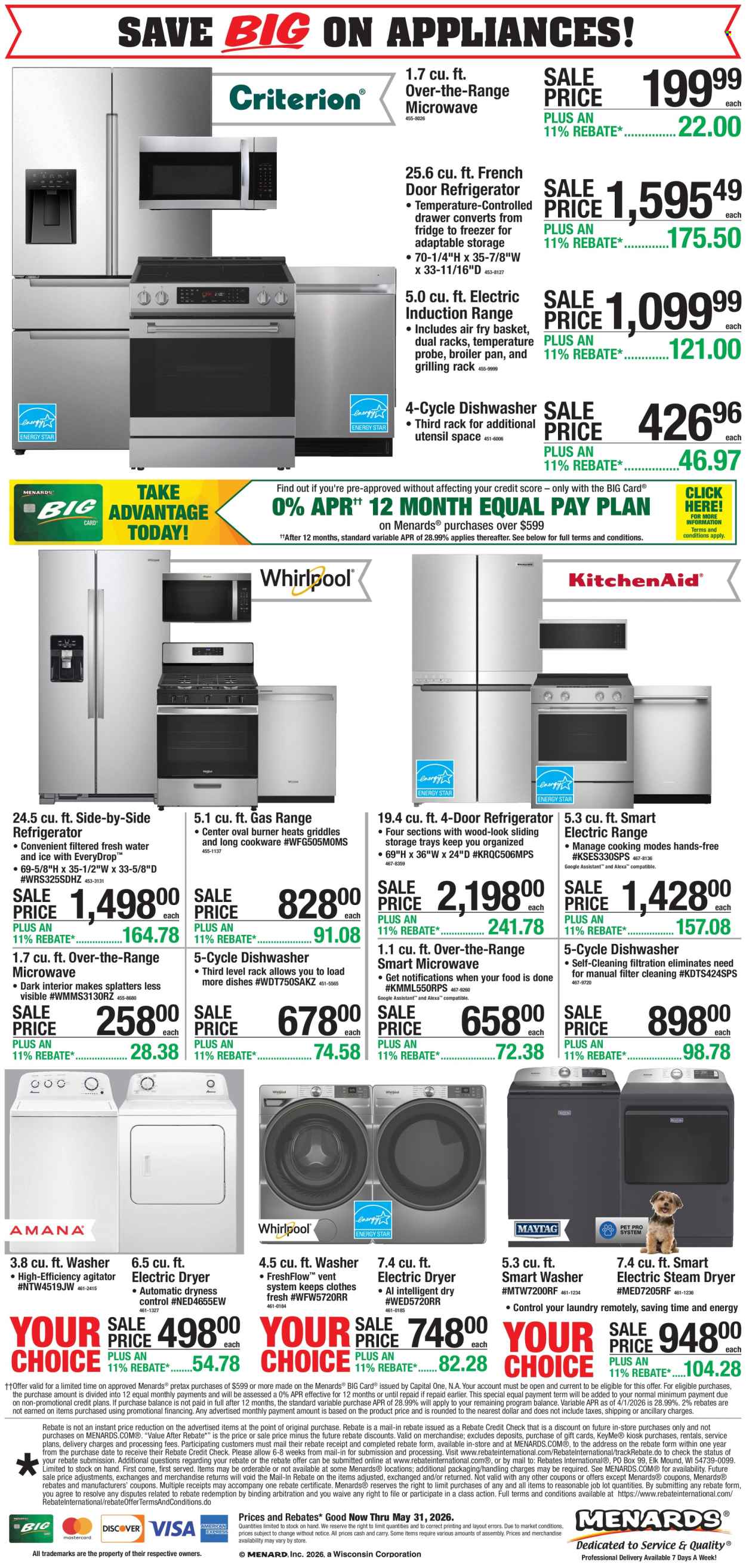Menards ad - 05/21/2026 - 05/31/2026. Page 1