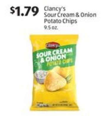 Clancy's Sour Cream & Onion Potato Chips
