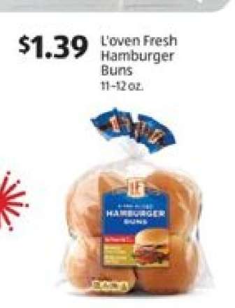 L'oven Fresh Hamburger Buns