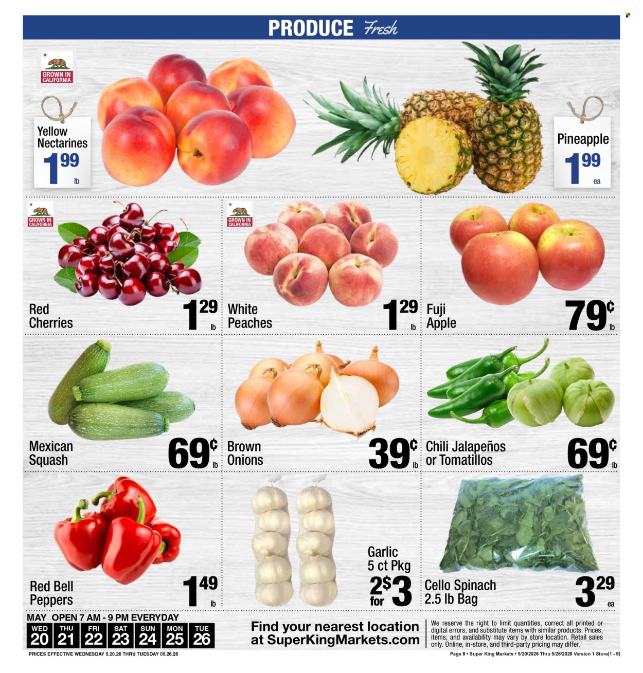 Super King Markets ad - 05/20/2026 - 05/26/2026. Page 9