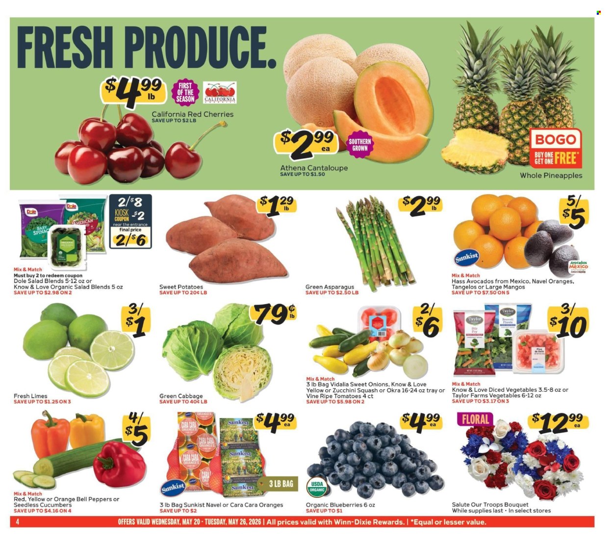 Winn Dixie ad - 05/20/2026 - 05/26/2026. Page 4