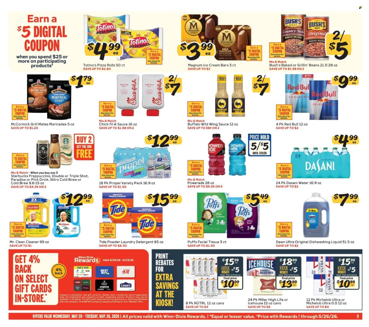 Winn Dixie ad - 05/20/2026 - 05/26/2026. Page 9