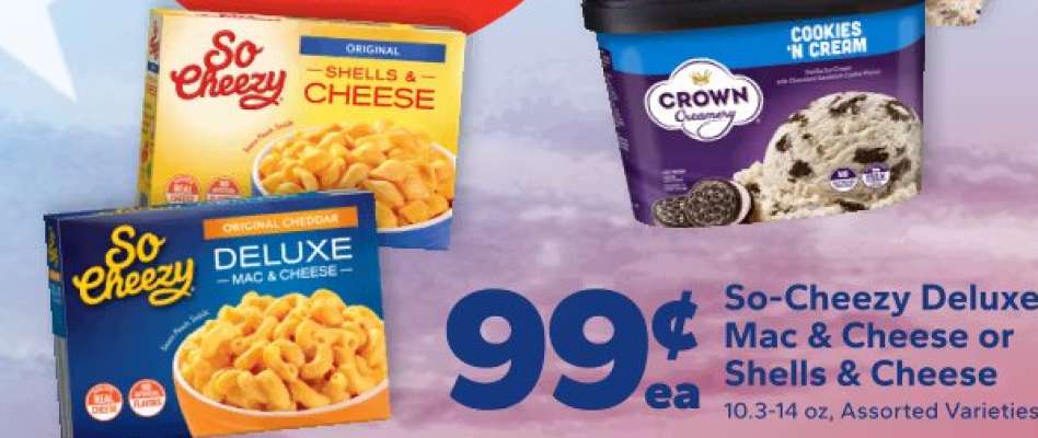So-Cheezy Deluxe Mac & Cheese or Shells & Cheese