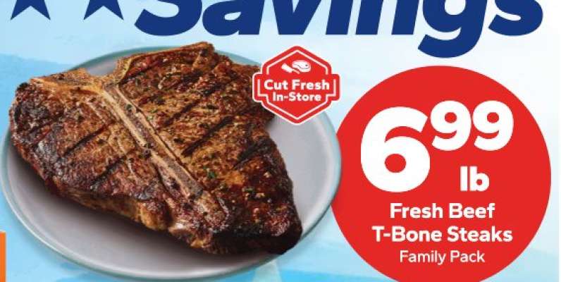Fresh Beef T-Bone Steaks