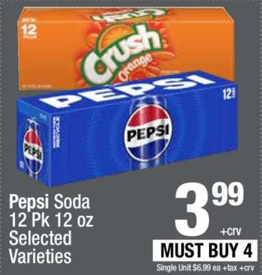 Pepsi soda