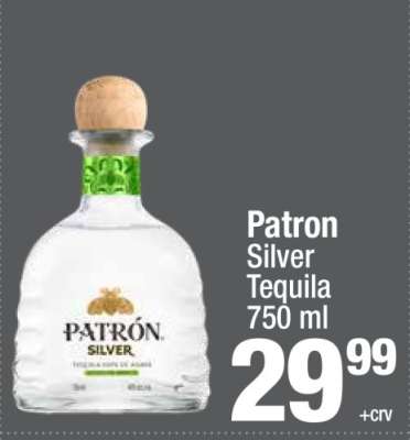 Patron Silver Tequila 750 ml