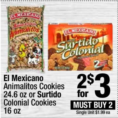El Mexicano Animalitos Cookies