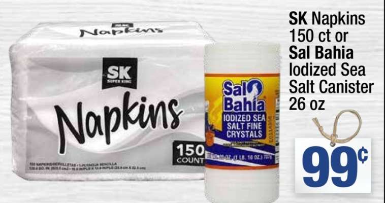 Sal Bahia Iodized Sea Salt Canister